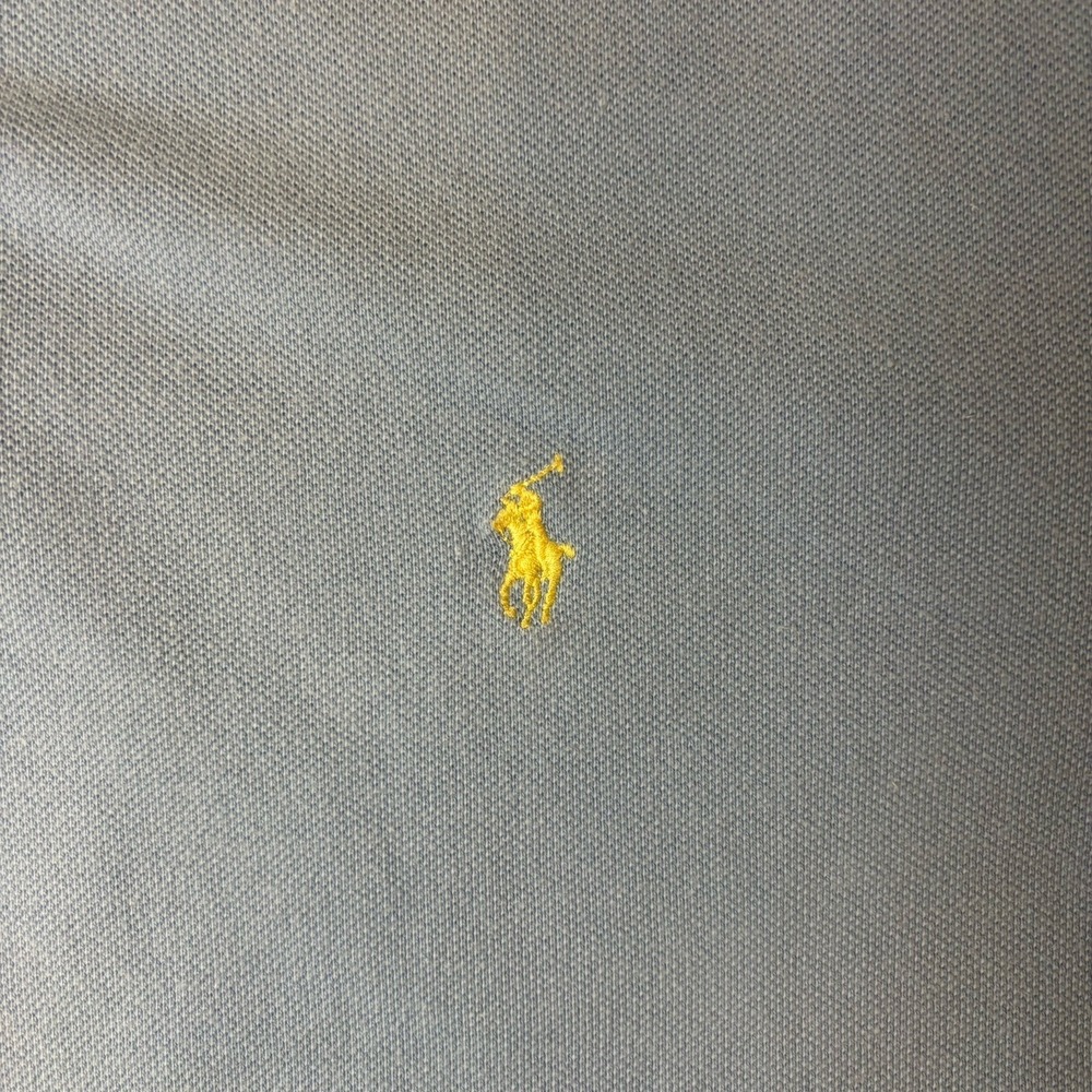 Polo Ralph Lauren Light Blue Men's Polo Shirt Size L Embroidered - Picture 4 of 4